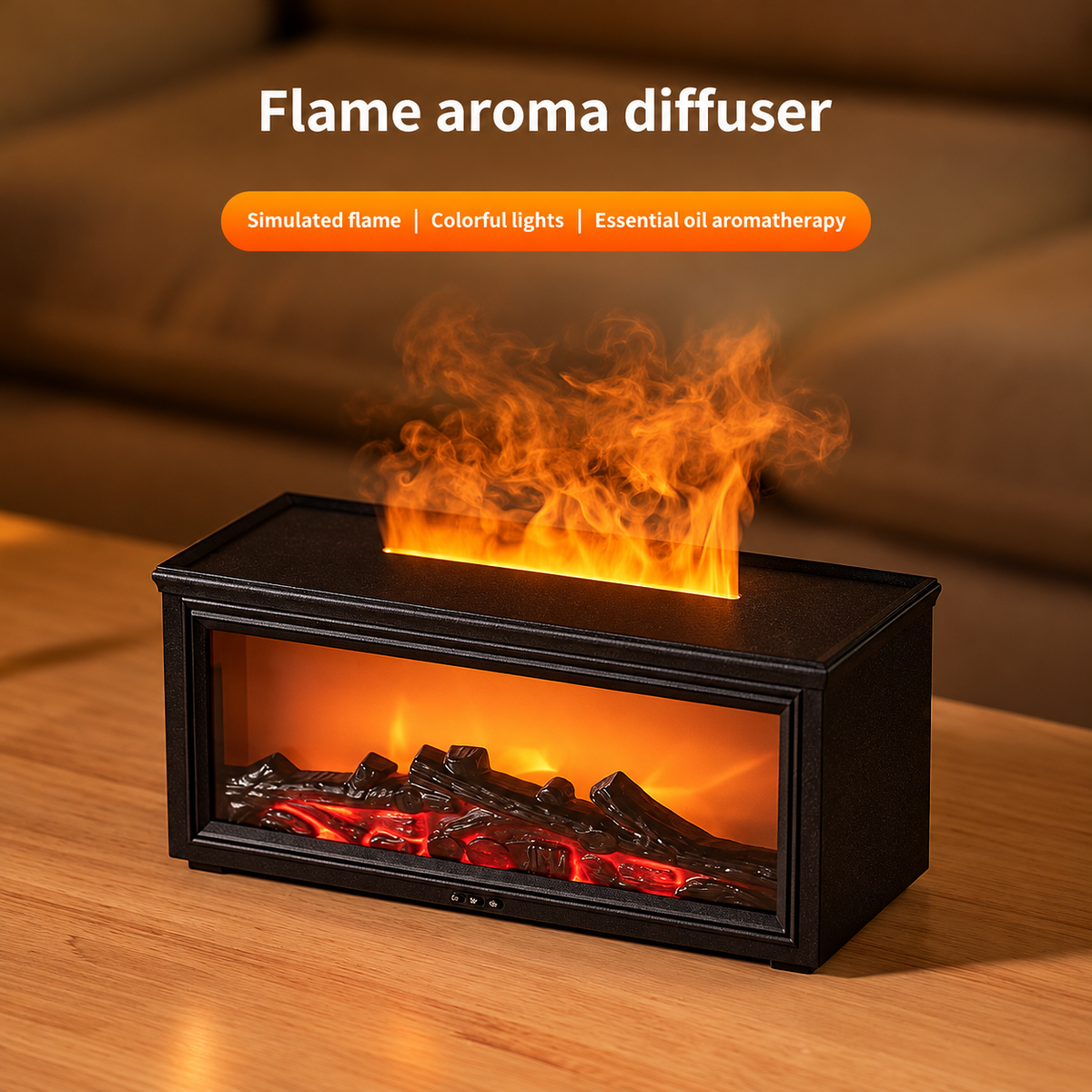 VELFLAME™ 3D Flame Aroma Diffuser