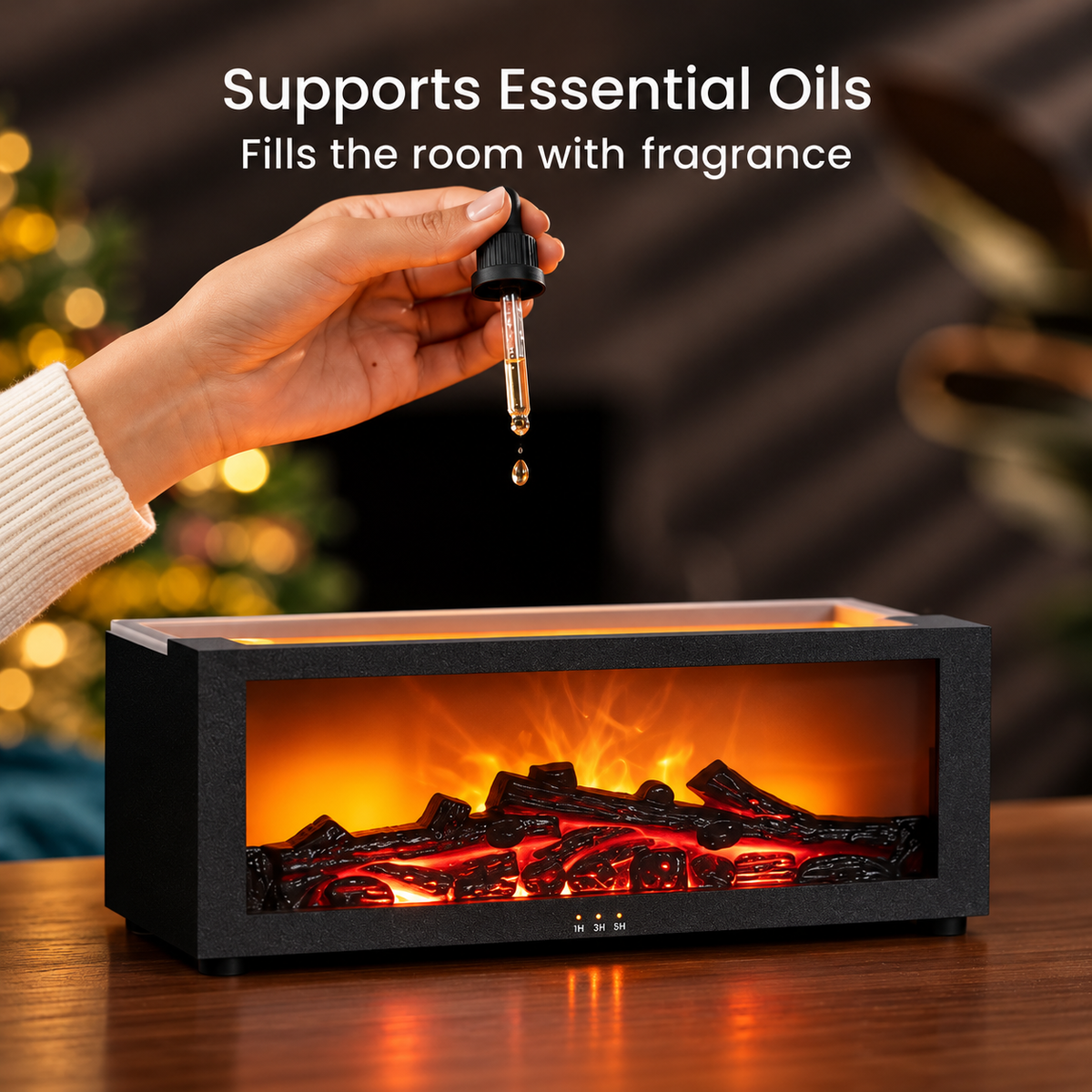 VELFLAME™ 3D Flame Aroma Diffuser