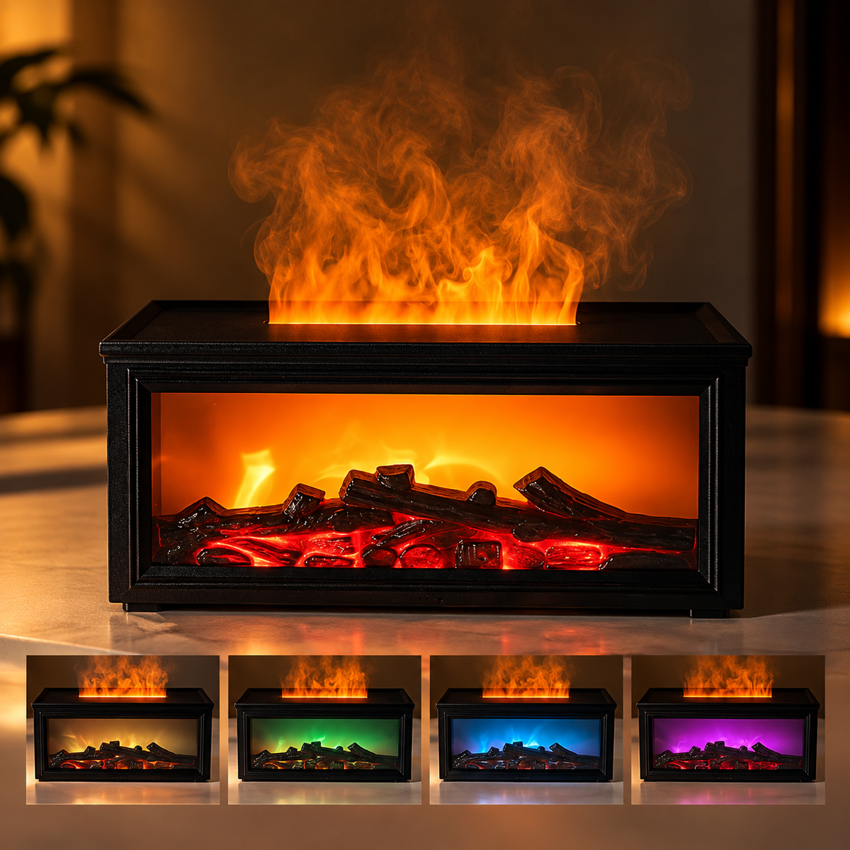 VELFLAME™ 3D Flame Aroma Diffuser